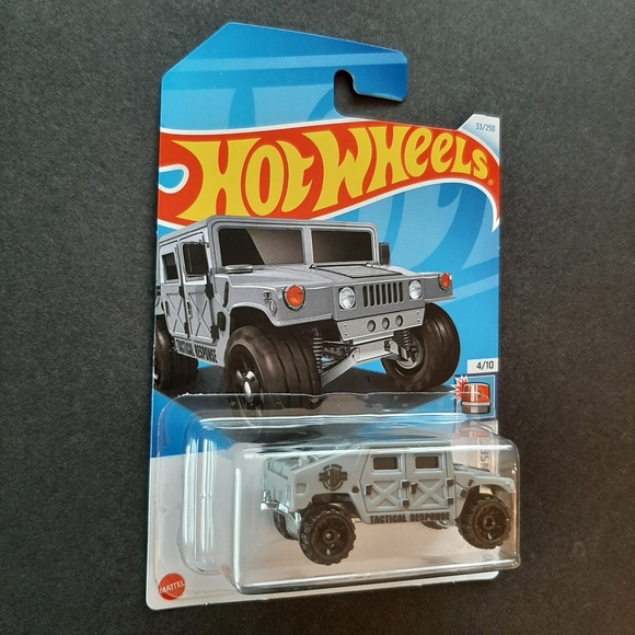 Hot Wheels Humvee 2024 HW First Response Collection Gray Military Hummer - Picture 4 of 11
